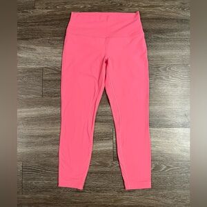 lululemon athletica Pink High-Rise 7/8 Leggings